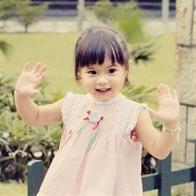 Baby photo of Headteacher Venus — reflecting her gentle, nurturing approach to teaching
