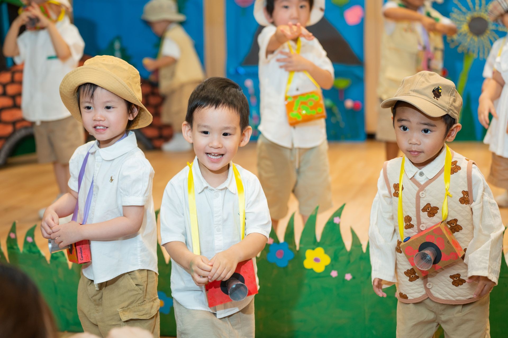 Mighty oaks kids explore during our Drama Performance